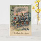 私は忘れデイジーではない電車ソングバードハート カード (黄色い花)