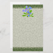 私は忘れフローラ文房具ではない 便箋 (正面/裏面)