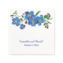 私は忘れブルーフローラ水色結婚の