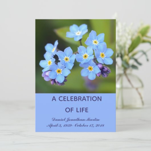 私は忘れライフ招待状カードのお祝いではない 招待状 (スタンド正面)