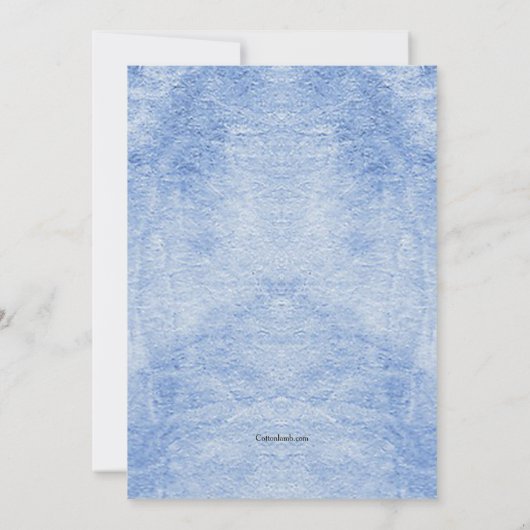 私は忘れヴィンテージ誕生パーティー 招待状 (裏面)