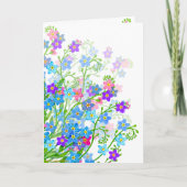 私は忘れ庭の花のカードではない カード (正面)