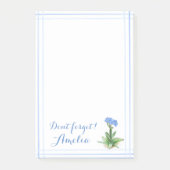 私は忘れ植物水彩美術名前をカスタムするではない ポストイット (正面)