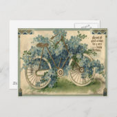 私は忘れ自転車誕生日 ポストカード (正面/裏面)