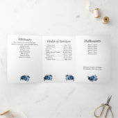 私は忘れ花ではなく5つの記念碑 三つ折り案内状 (内部)