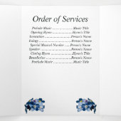 私は忘れ花ではなく5つの記念碑 三つ折り案内状 (内部中)