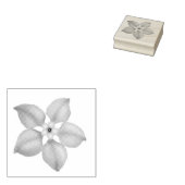 私は忘れ花のゴム印ではない ラバースタンプ (押印)