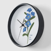 私は忘れ花時計ではない 壁時計 (傾斜)