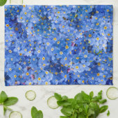 私は忘れ花柄ではない キッチンタオル (折り畳み)