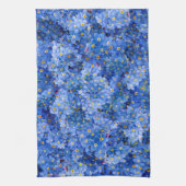 私は忘れ花柄ではない キッチンタオル (縦)