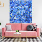 私は忘れ花柄ではない キャンバスプリント (インサイチュ (リビング))