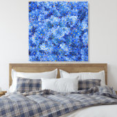 私は忘れ花柄ではない キャンバスプリント (インサイチュ (寝室))