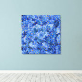 私は忘れ花柄ではない キャンバスプリント (インサイチュ (ウッドフロア))