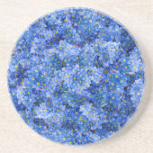 私は忘れ花柄ではない コースター (正面)