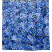 私は忘れ花柄ではない シャワーカーテン (正面)