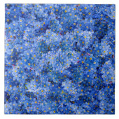 私は忘れ花柄ではない タイル (正面)