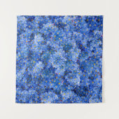 私は忘れ花柄ではない タペストリー (正面(横))