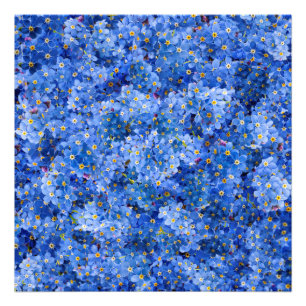 私は忘れ花柄ではない フォトプリント           