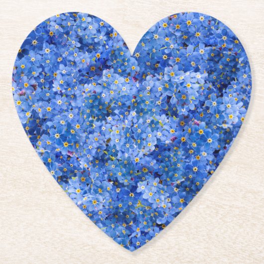 私は忘れ花柄ではない ペーパーコースター (正面)