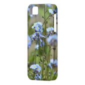 私は忘れ青いフローラの電話ケース Case-Mate iPhoneケース (裏面左)