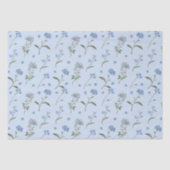 私は忘れ青いフローラ水の色の花 薄葉紙 (正面)