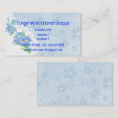 私は忘れShoppeの花の名刺を花屋にしていない 名刺 (正面/裏面)