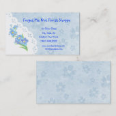 私は忘れShoppeの花の名刺を花屋にしていない 名刺 (正面/裏面)