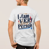 私は忙しとても人だ トライブレンドＴシャツ (裏面)