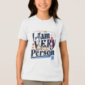 私は忙しとても人だ トライブレンドＴシャツ (正面)