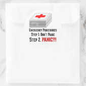 私は応急処置を知っており、あなたの緊急事態に対応できる ラウンドシール (バッグ)