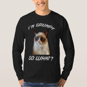 私は怒っているので何が悪い Angry Cat Meme Tシャツ