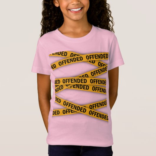 私は怒っている 警察テープ 立入禁止 Tシャツ (正面)