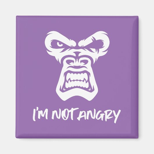 私は怒ない マグネット (正面)