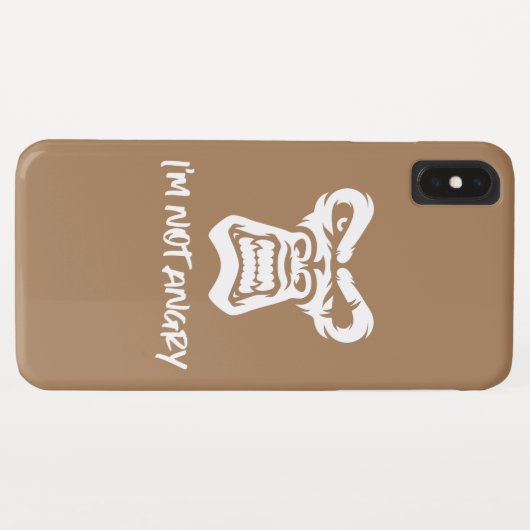 私は怒ない Case-Mate iPhoneケース (裏面(横))