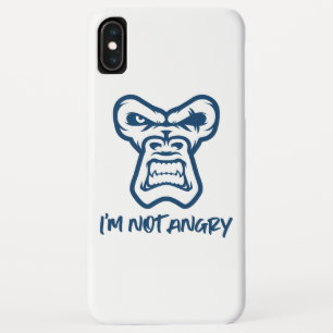 私は怒ない iPhone XS MAXケース