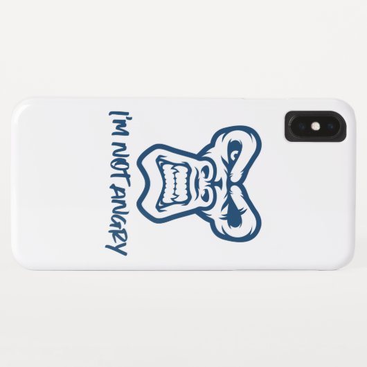 私は怒ない Case-Mate iPhoneケース (裏面(横))