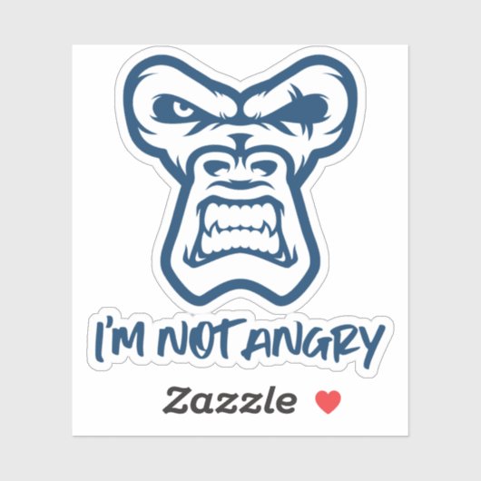 私は怒ない – The Monkey シール (シート)