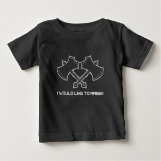 "私は怒りたい" – 常に、野蛮人。 ベビーTシャツ