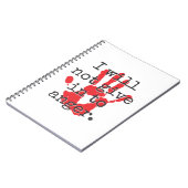 私は怒りに与え入らない – 感動的引用文 ノートブック (左側)