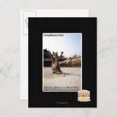 私は怒りのシャオリンの足を見る ポストカード (正面/裏面)