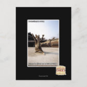 私は怒りのシャオリンの足を見る ポストカード (正面)