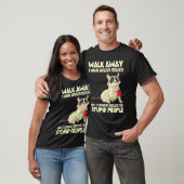 私は怒りやすい性格 猫 愚かな人嫌い Tシャツ (ユニセックス)
