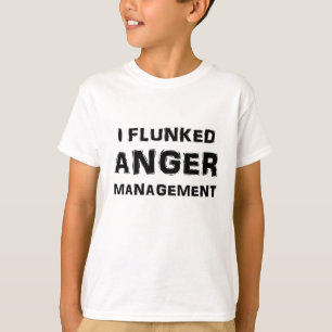 私は怒り管理に落第しました Tシャツ