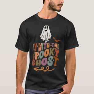 私は怖い不気味幽霊グルーヴカッコいいレトロ Tシャツ