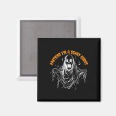 私は怖い幽霊ハロウィーンの衣装1 マグネット (正面/裏面)