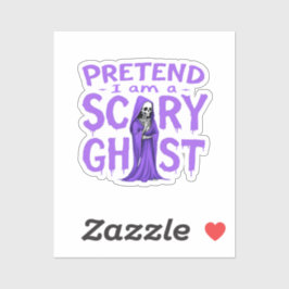 私は怖い幽霊 – 面白いハロウィーン シール