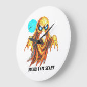 私は怖い ラージ壁時計 (傾斜)