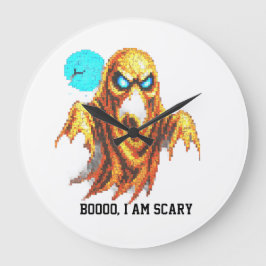 私は怖い ラージ壁時計