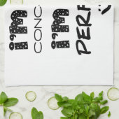 私は思い上がらない、私は完璧だ キッチンタオル (折り畳み)