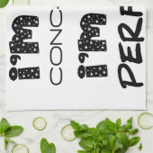 私は思い上がらない、私は完璧だ キッチンタオル (折り畳み)